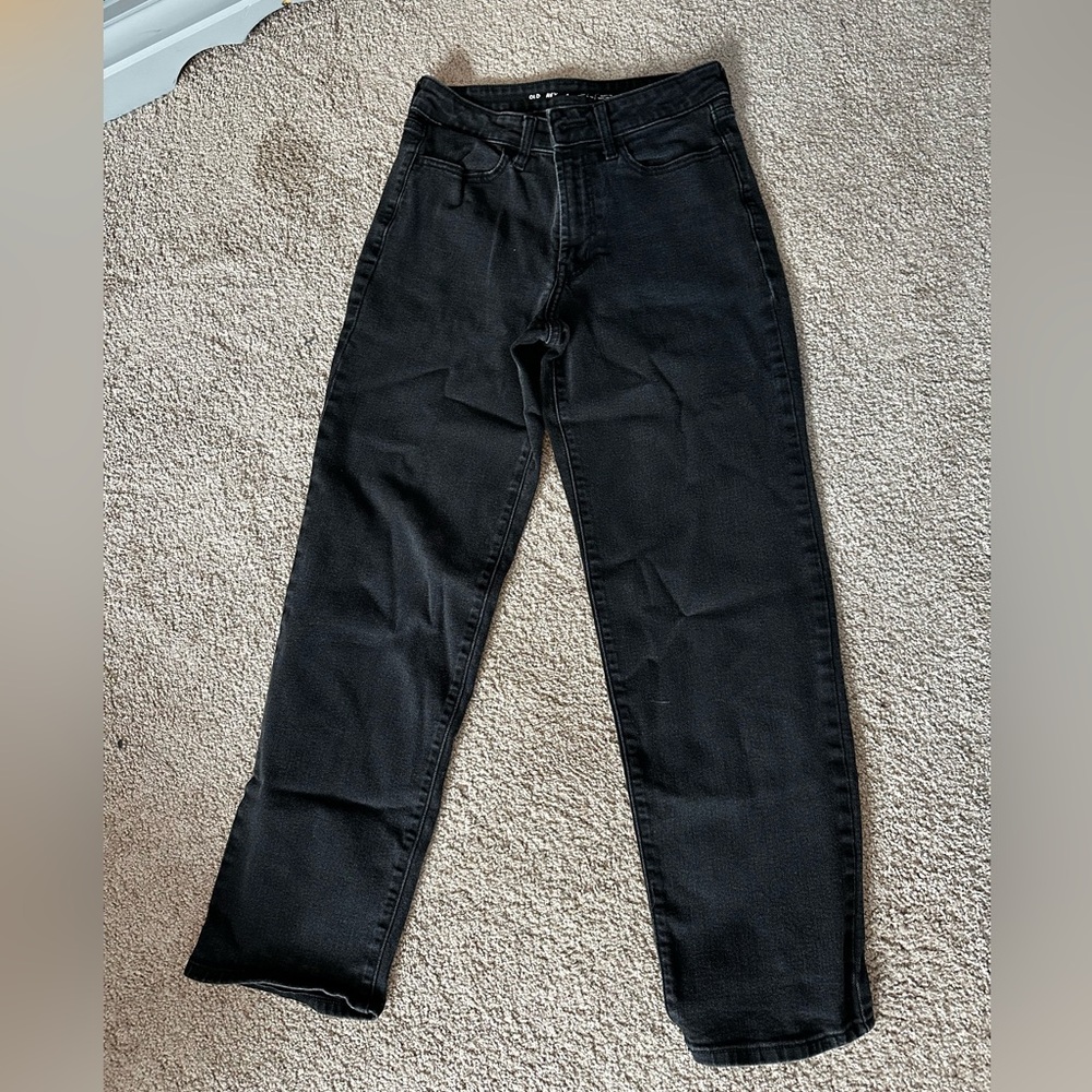 Old Navy Black High-Rise Jeans